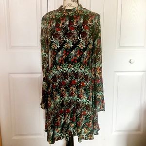 Zara floral print dress (medium)